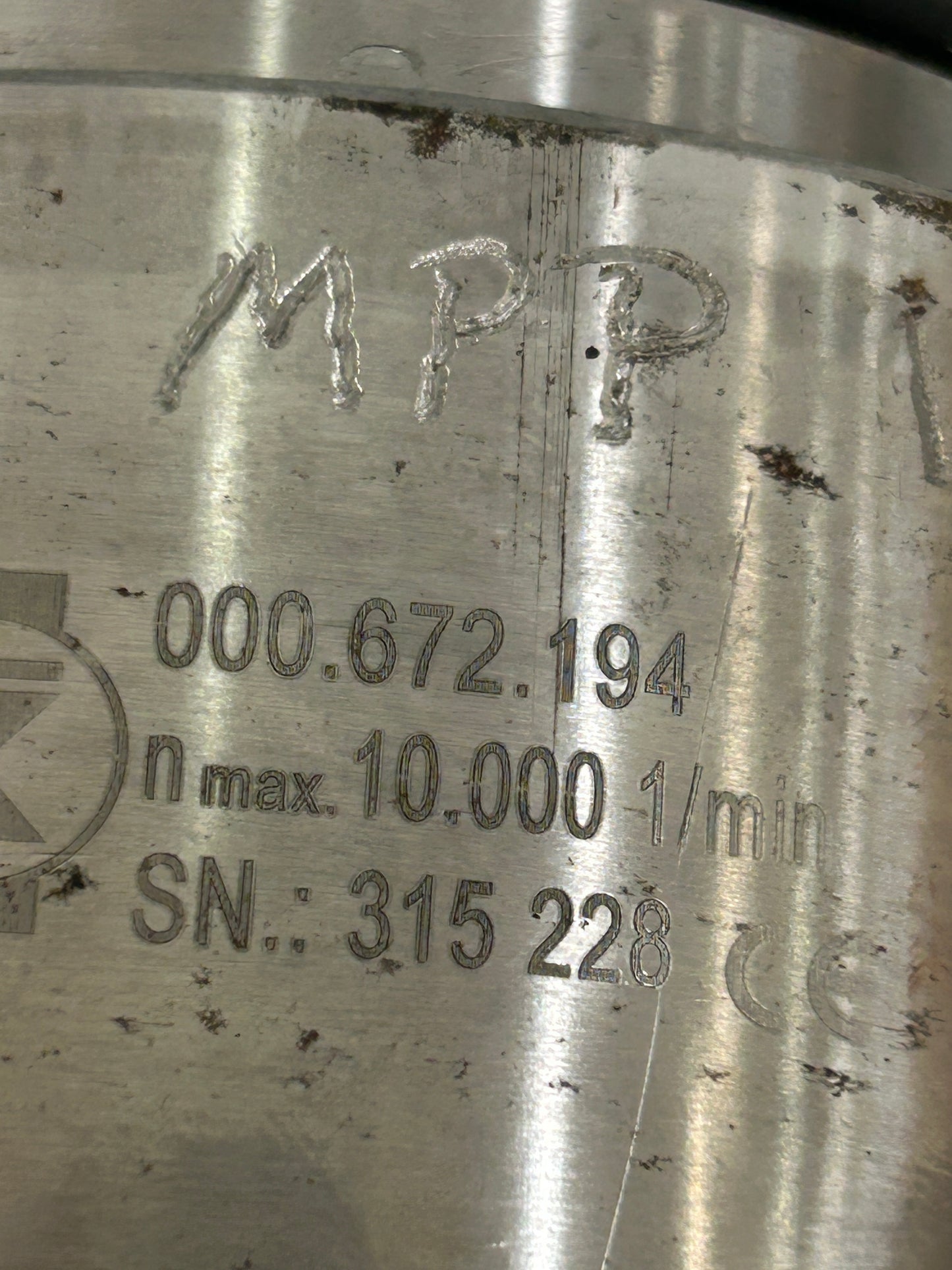 Franz Kessler CNC Machine Spindle Assembly MT-000.667.896-1541-027-E / 000.672.194
