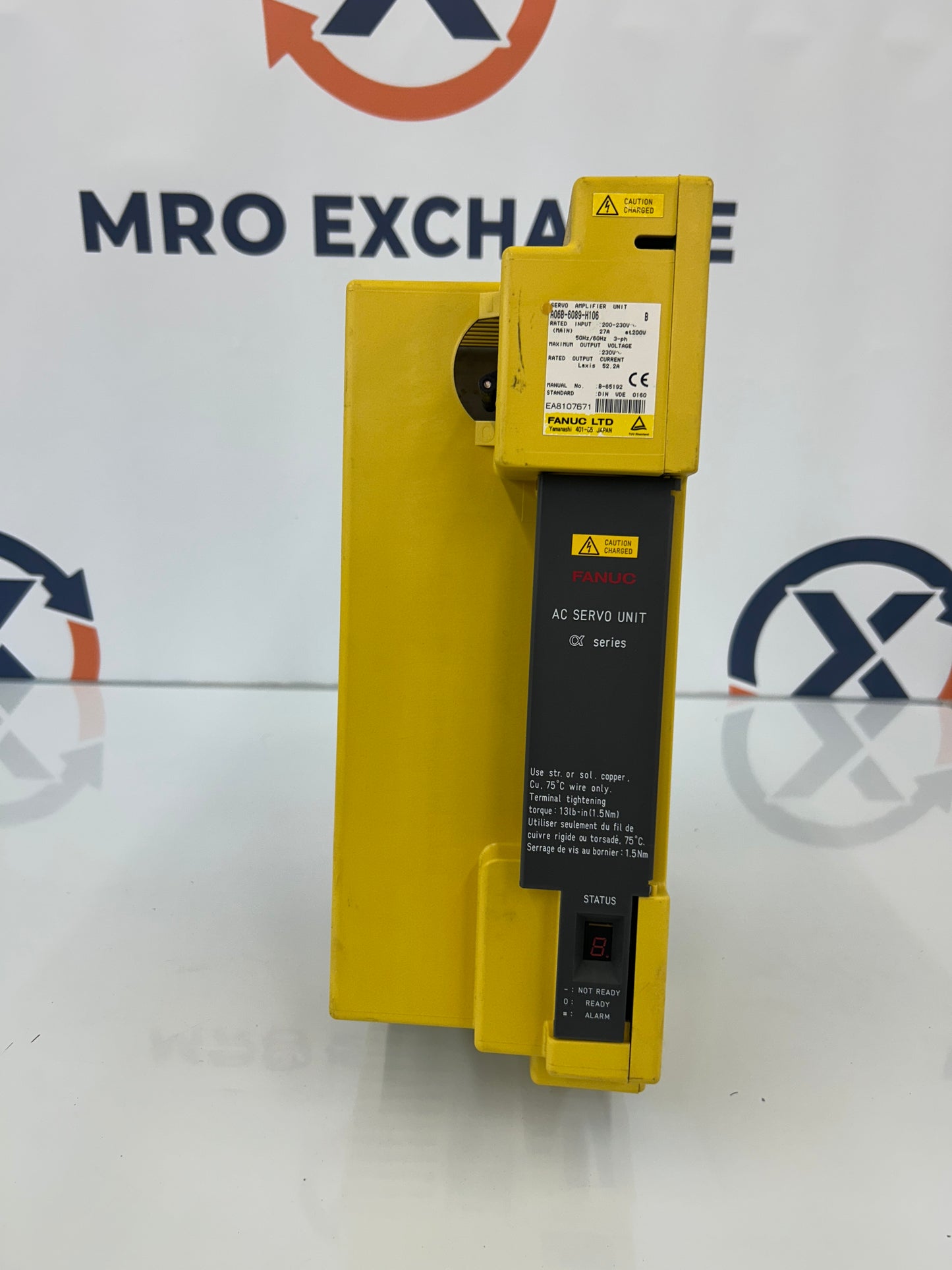 FANUC A06B-6089-H106 200 to 230V AC 3 Ph Servo Amplifier Unit