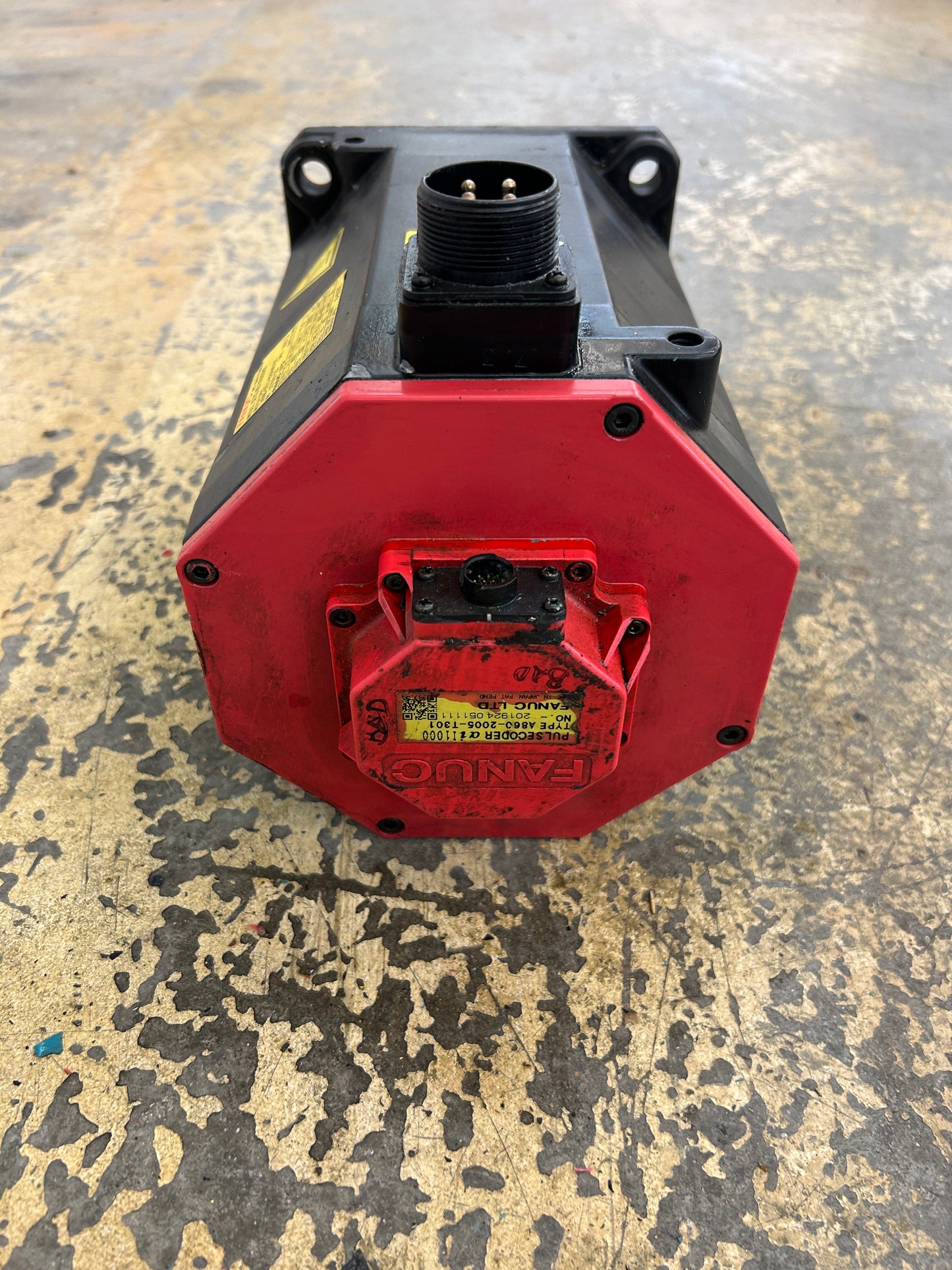 FANUC A06B-0273-B200#0100 Servo Motor 8 HP 3000 RPM