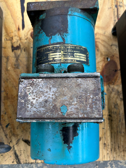 Gettys Manufacturing Co. 16-0374-37 Permanent Magnet Field Servo Motor 6 HP 2000 RPM