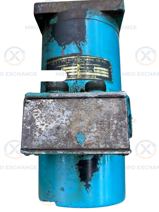 Gettys Manufacturing Co. 16-0374-37 Permanent Magnet Field Servo Motor 6 HP 2000 RPM