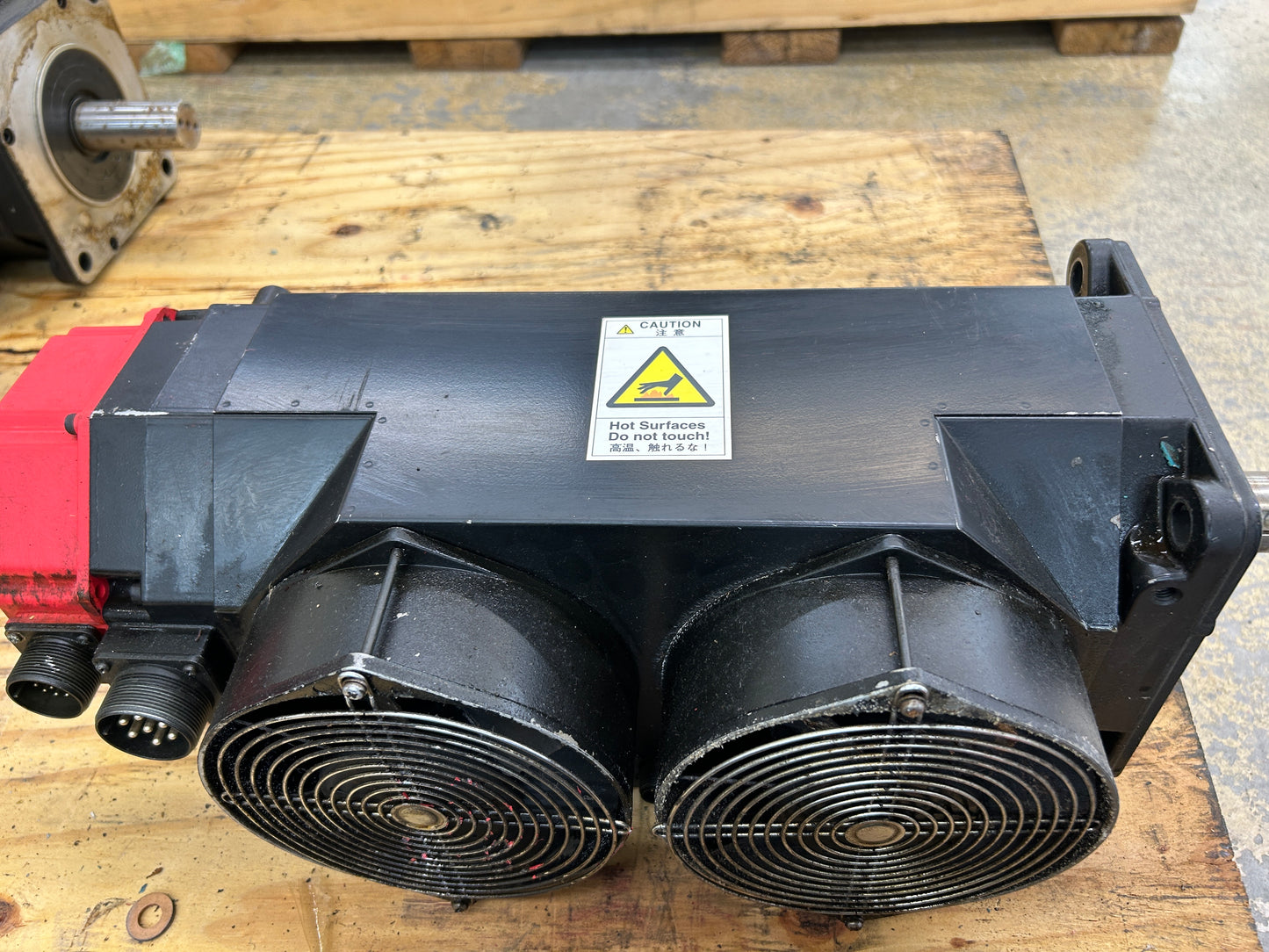 GE Fanuc A06B-0158-B075#7008 AC Servo Motor 5 HP 2000 RPM