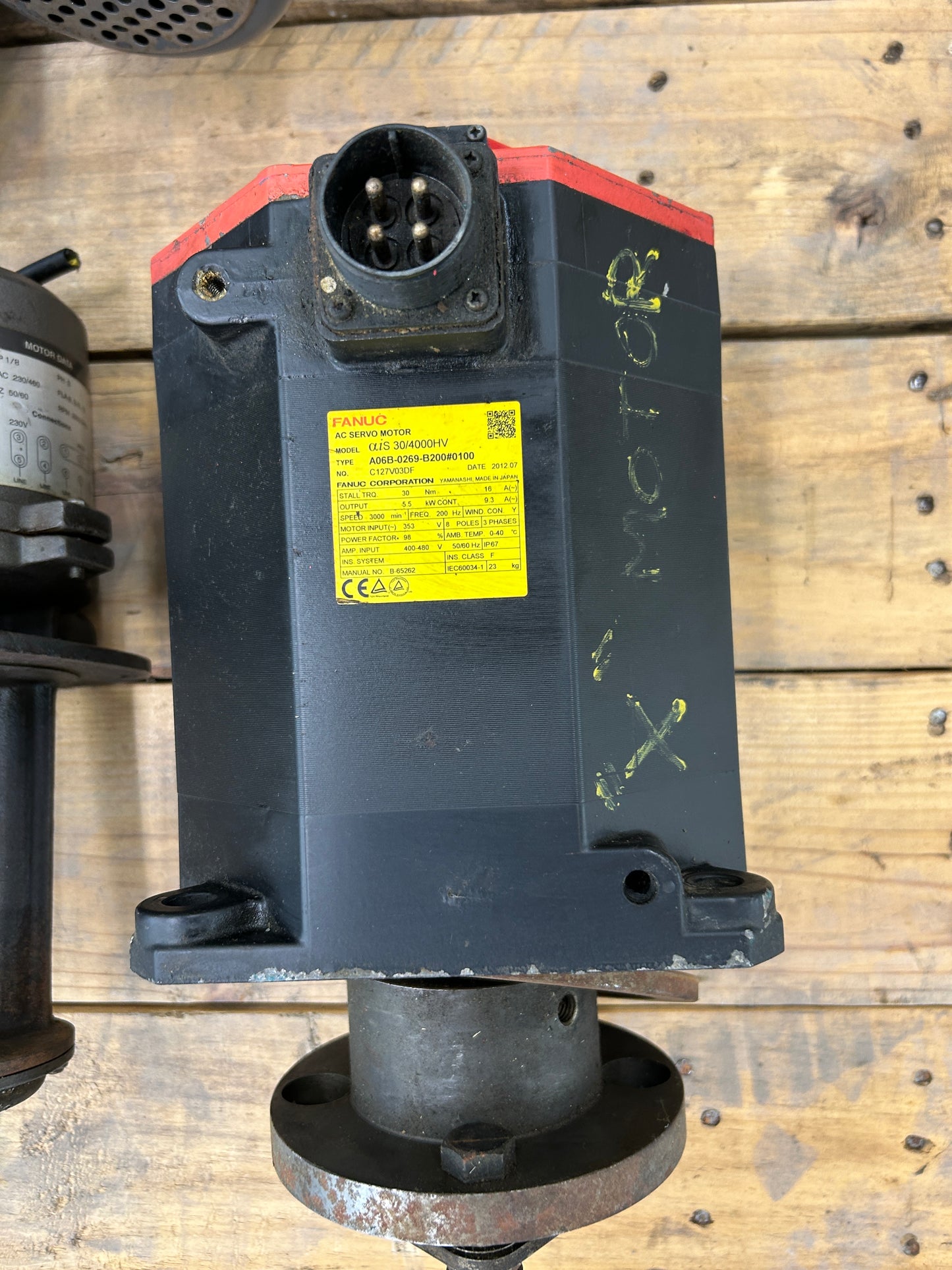 FANUC Servo Motor A06B-0269-B200#0100 - 5 kW 3000 RPM