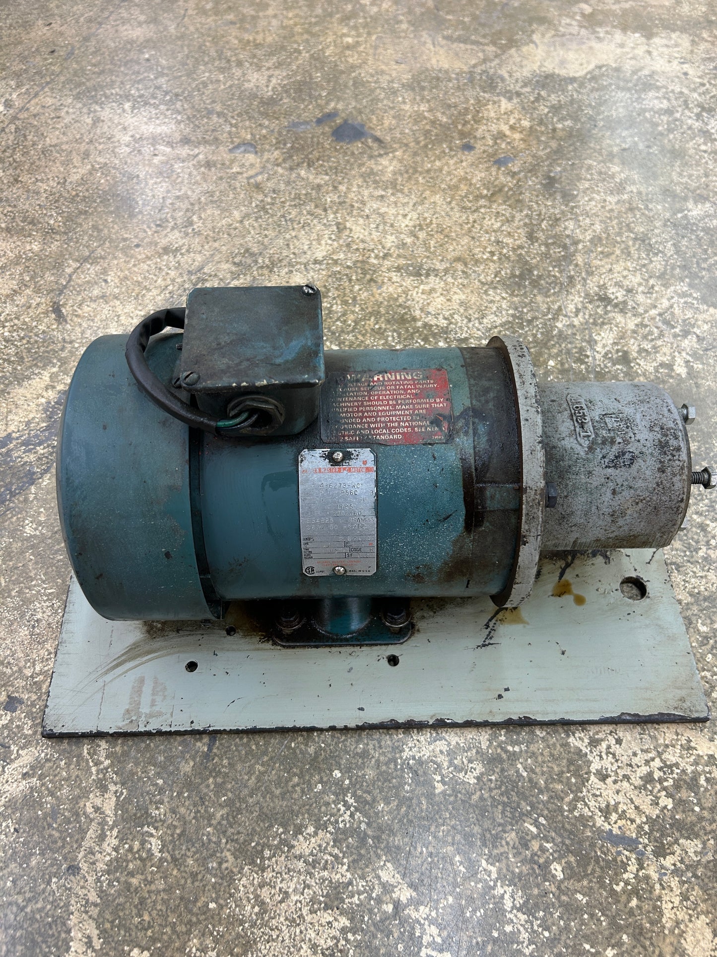 Reliance Electric AC Motor 436273-WC / P56C - 1 HP 1800 RPM