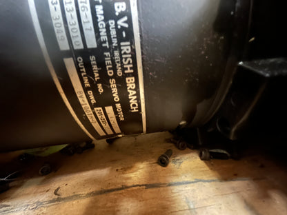Gettys Permanent Magnet DC Servo Motor 16-0376-17