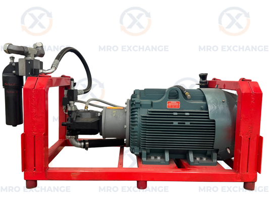 Baldor Reliance 150HP Hydraulic Power Unit with Pump & Hydac Filter CECP4406T-4 4500 PSI
