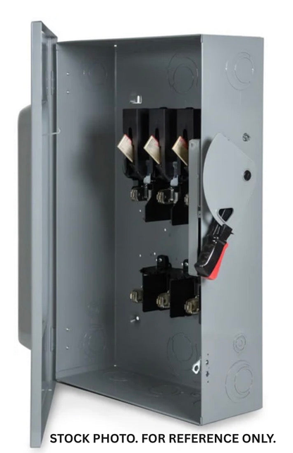 Square D Heavy Duty Safety Switch H364RB 600V AC/DC