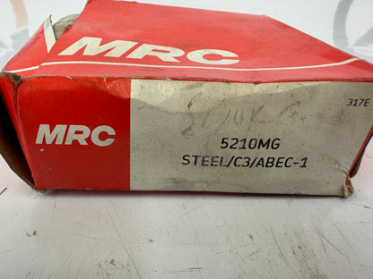 MRC 5210MG Double Row Angular Contact Ball Bearing – 50mm ID x 90mm OD x ~30mm Width – New