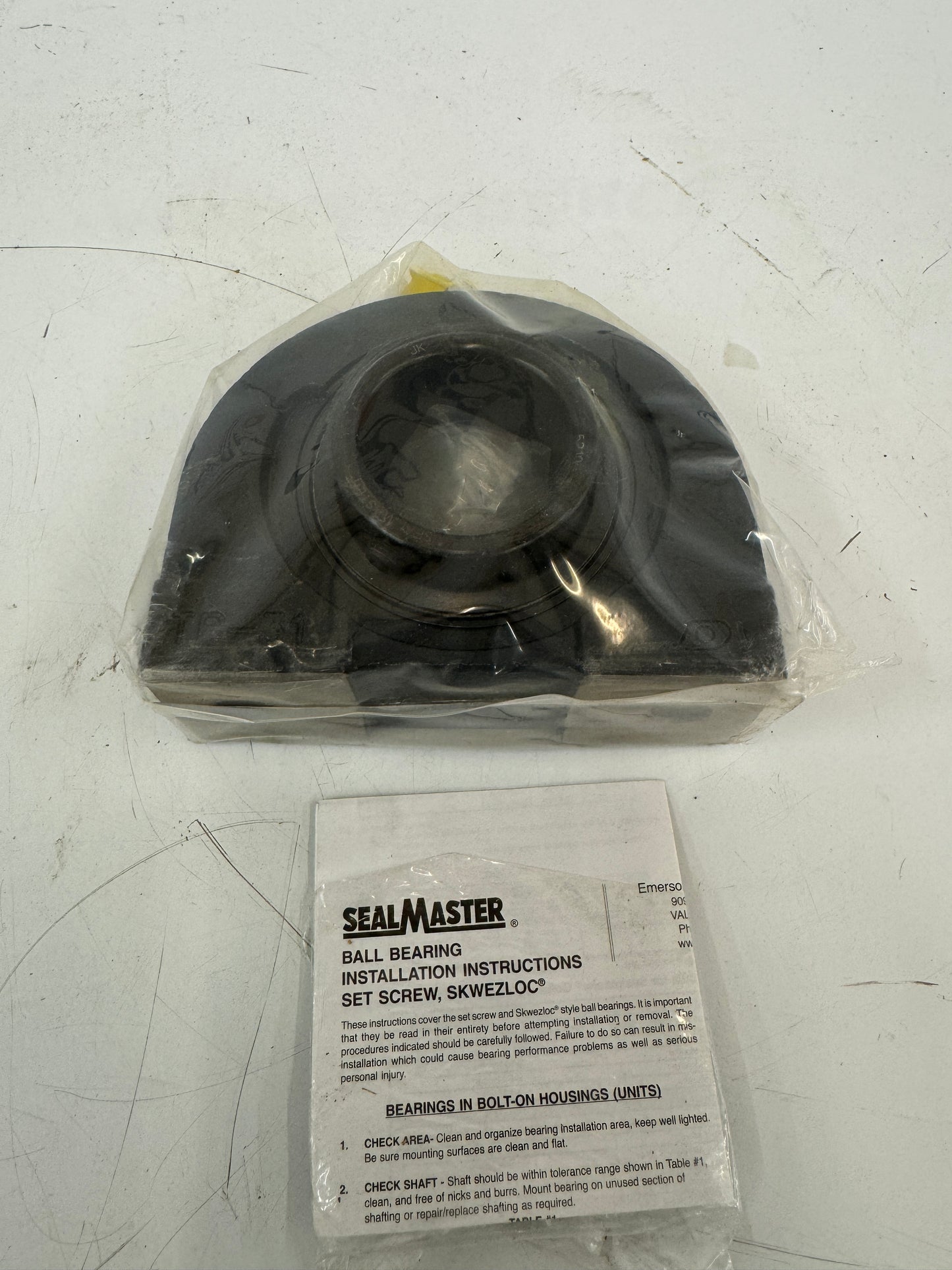 SealMaster TB-210 Take-Up Mounted Bearing, 50mm Bore (210 Series Insert) – New