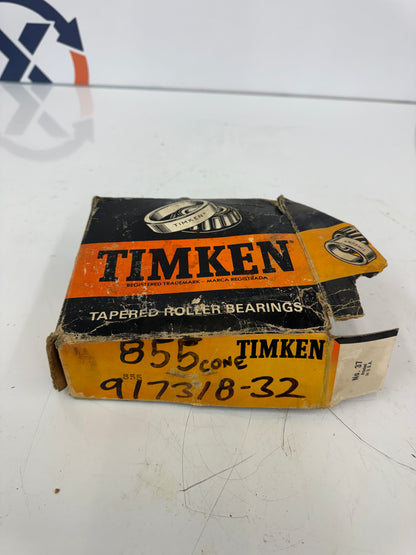 Timken 855 Bearing – 88.9mm ID x 57.53mm Width – Cone Only (Inner Ring)
