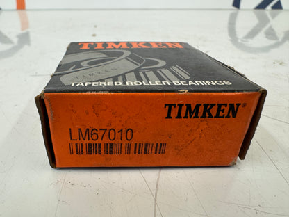 Timken LM67010 Bearing – 31.75mm ID x 59.13mm OD x 15.88mm Width – New m00203