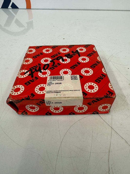 FAG 6314-2RSR-C3 Bearing – 70mm ID x 150mm OD x 35mm Width – New m00206