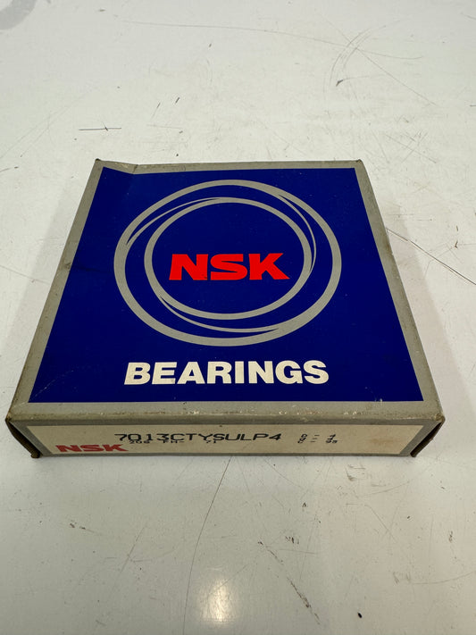 NSK 7013CTYSULP4 Bearing – 65mm ID x 100mm OD x 18mm Width – New m00234