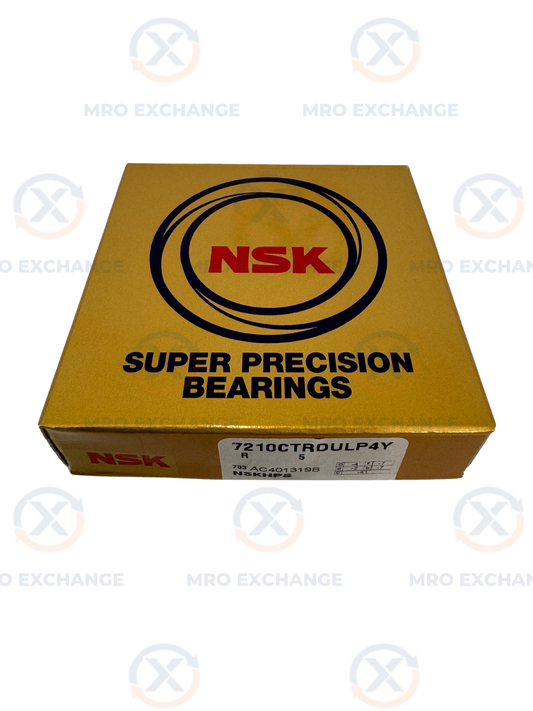NSK Bearing 7210CTRDULP4Y 50 mm ID x 90 mm OD x 20 mm Width - NEW