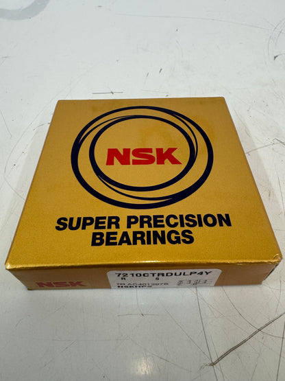 NSK Bearing 7210CTRDULP4Y 50 mm ID x 90 mm OD x 20 mm Width NEW