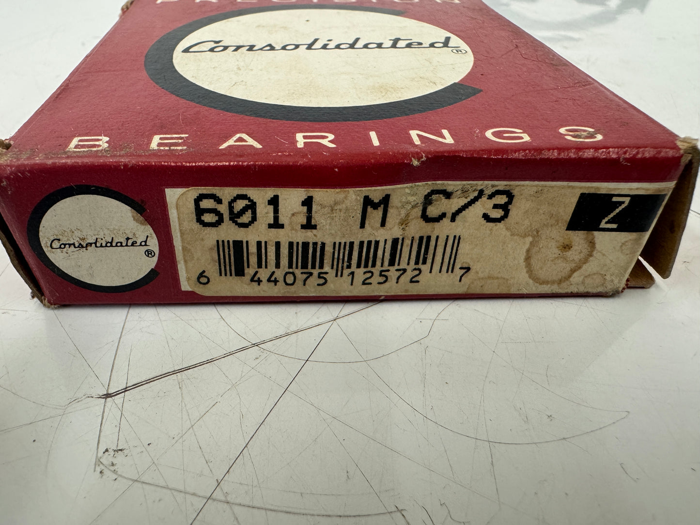 Consolidated Bearing 6011 M C/3 55 mm ID x 90 mm OD x 18 mm Width