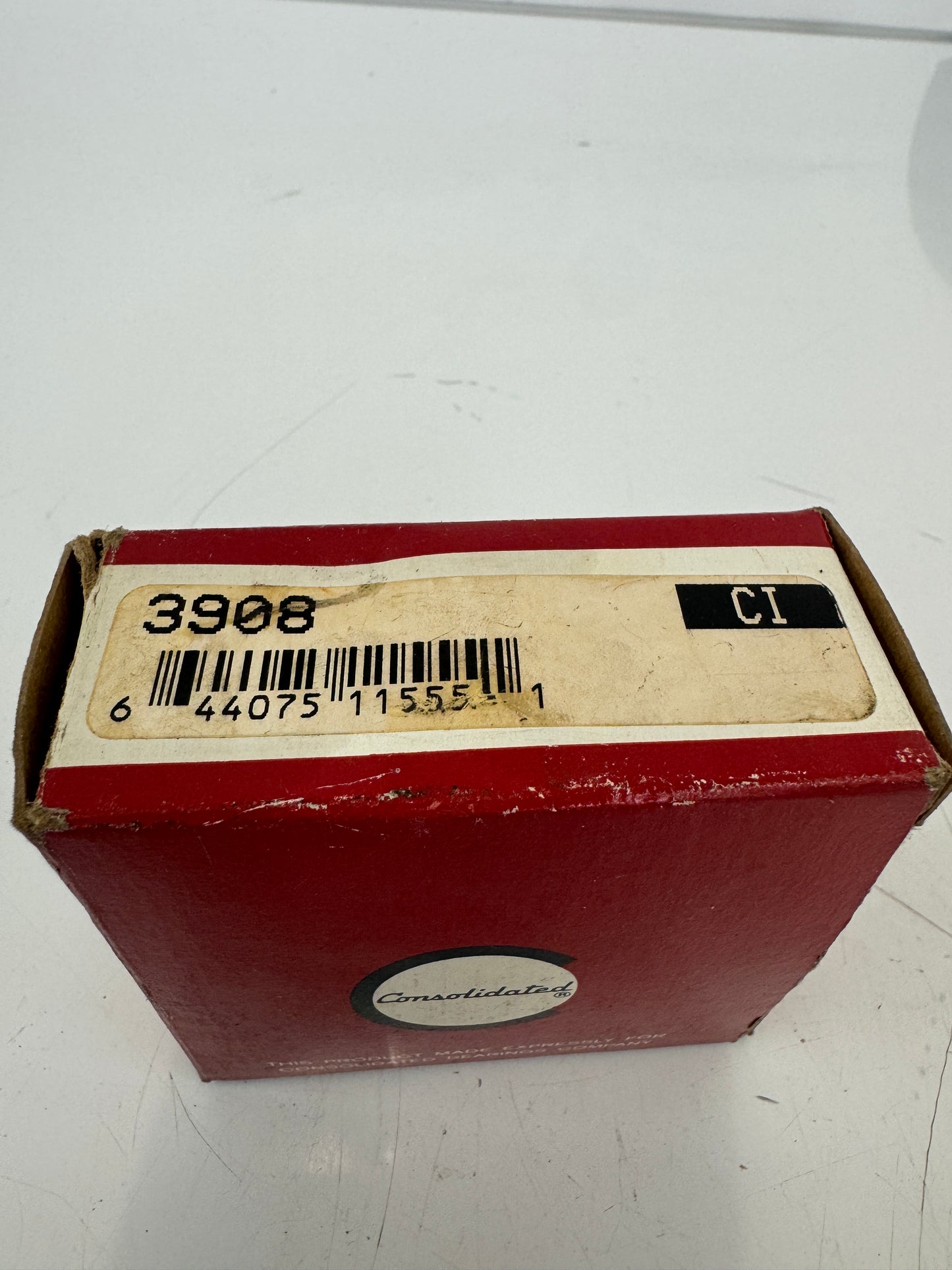Consolidated Bearings 3908 CI Double Row Angular Contact Bearing – 40mm x 62mm x 12mm – New