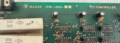 Mazak (Yamazaki Mazak) M/T Controller Board IPM-200 +24V DC