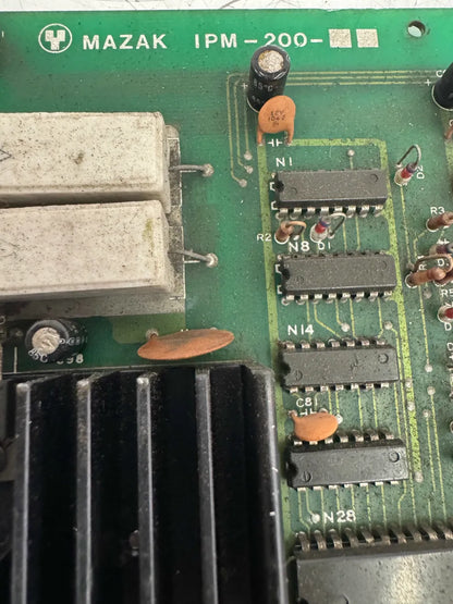 Mazak (Yamazaki Mazak) M/T Controller Board IPM-200