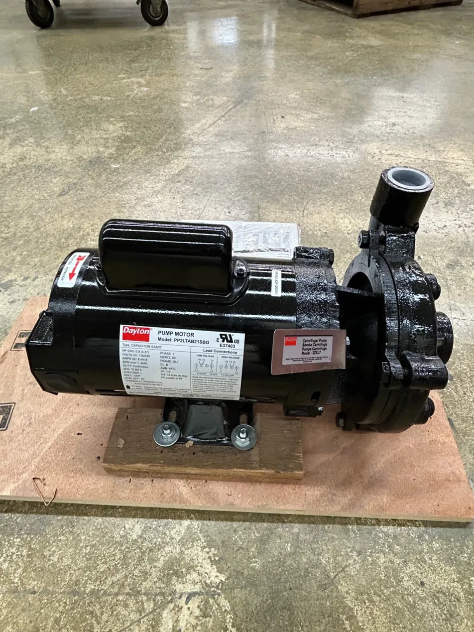 Dayton Centrifugal Pump 2ZXL7 1-1/4 in NPT Inlet, 1 in NPT Discharge 82 ft Max Head