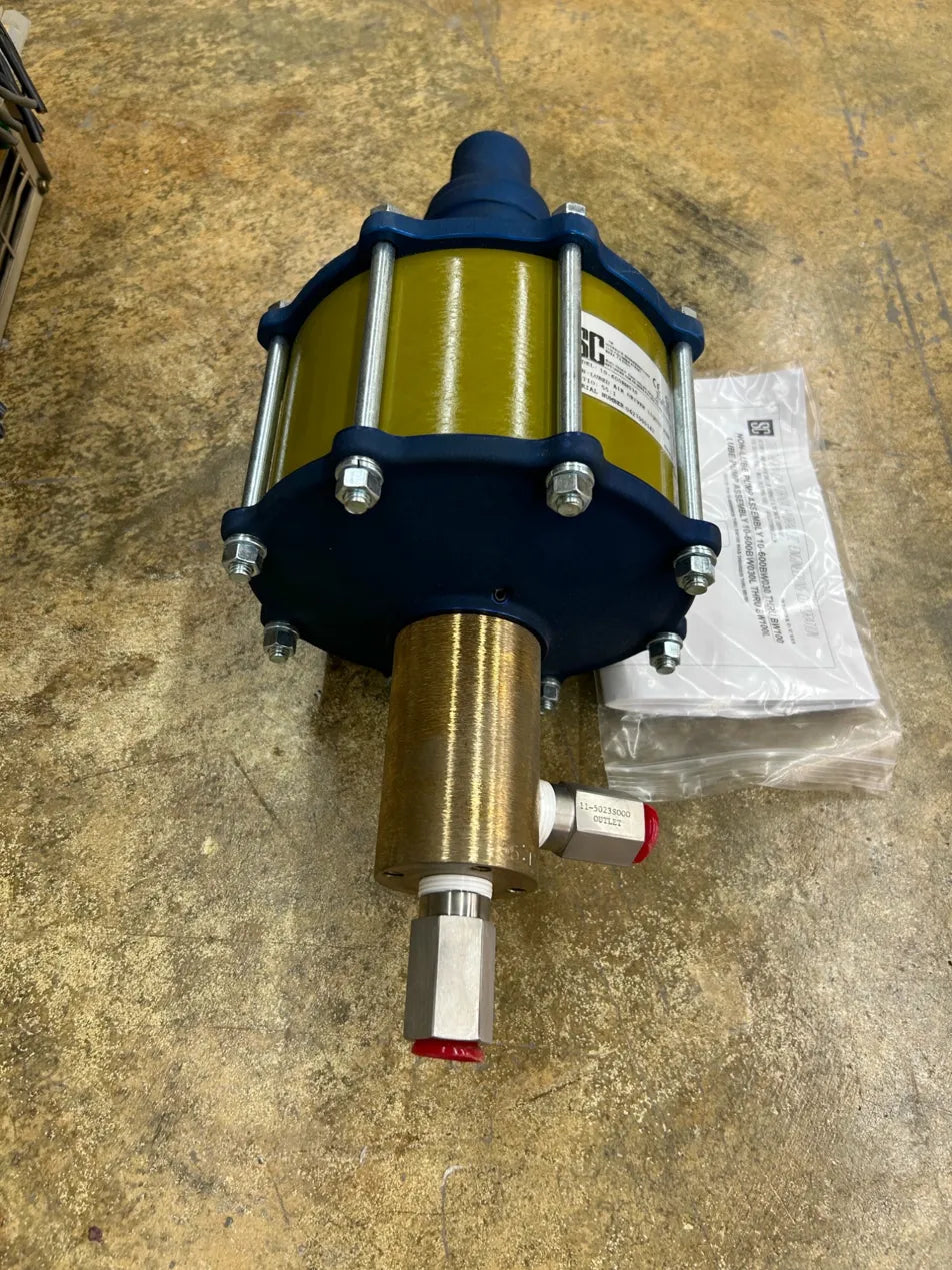 SC Hydraulic Engineering Corp Air Driven Liquid Pump 10-600BW030 55:1 pressure ratio