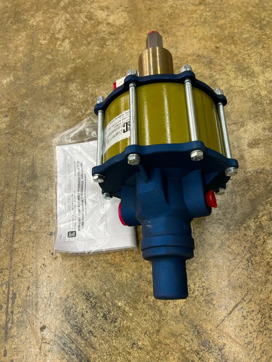 SC Hydraulic Engineering Corp Air Driven Liquid Pump 10-600BW030 55:1 pressure ratio