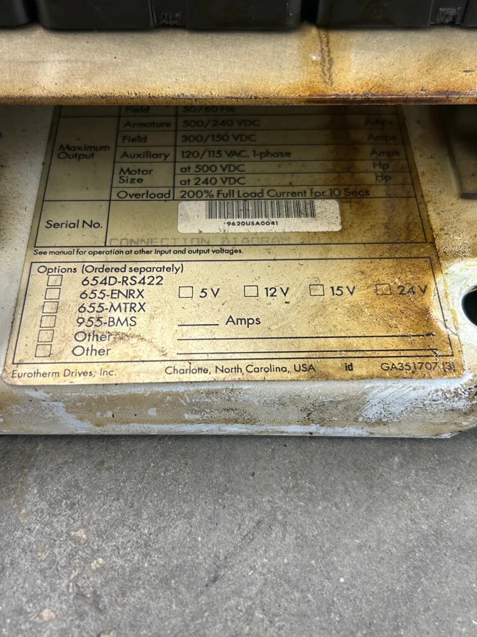 Eurotherm Drives DC Drive 955D8R1253A