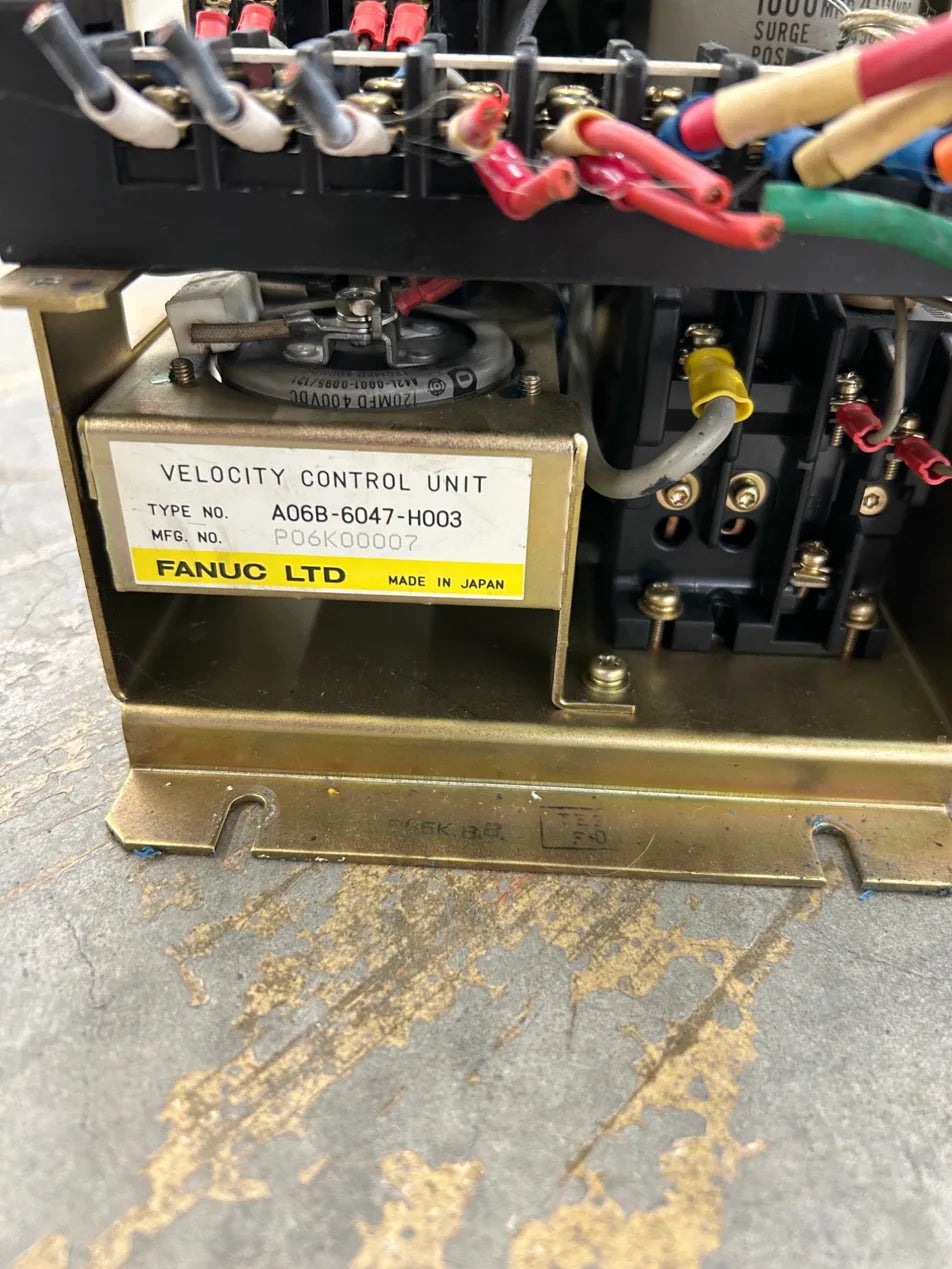 Fanuc Velocity Control Unit A06B-6047-H003 m00615