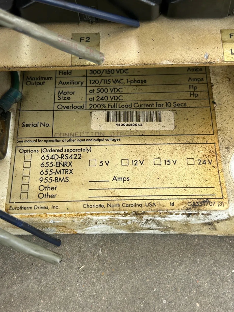 Eurotherm Drives DC Drive 590 Digital Series