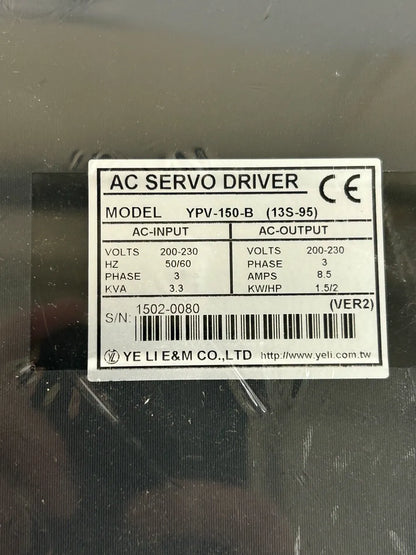 Ye Li E&M Co., Ltd AC Servo Drive YPV-150-B