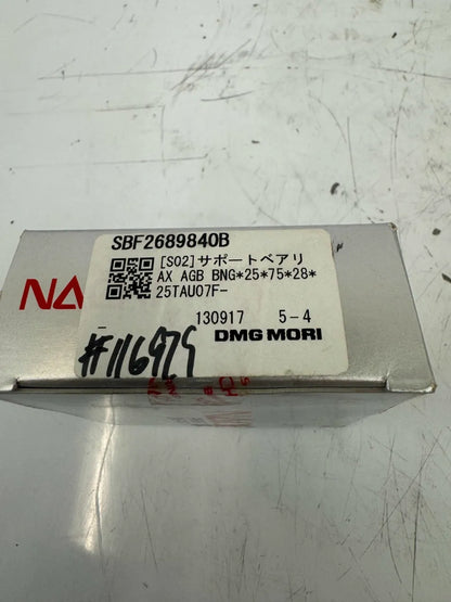 Nachi Ball Screw Support Bearing 25TAU07F-2NSE/GM 25 x 75 x 28 mm m00630