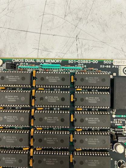 Giddings and Lewis CMOS Dual Bus Memory Board 501-03883-00 / 502-03093