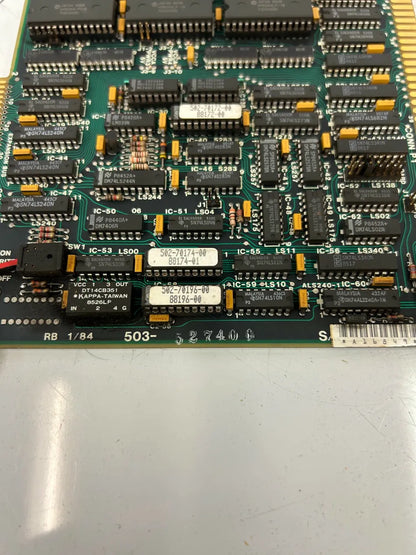 Giddings and Lewis CMOS Dual Bus Memory Board 501-03883-00 / 502-03093-41