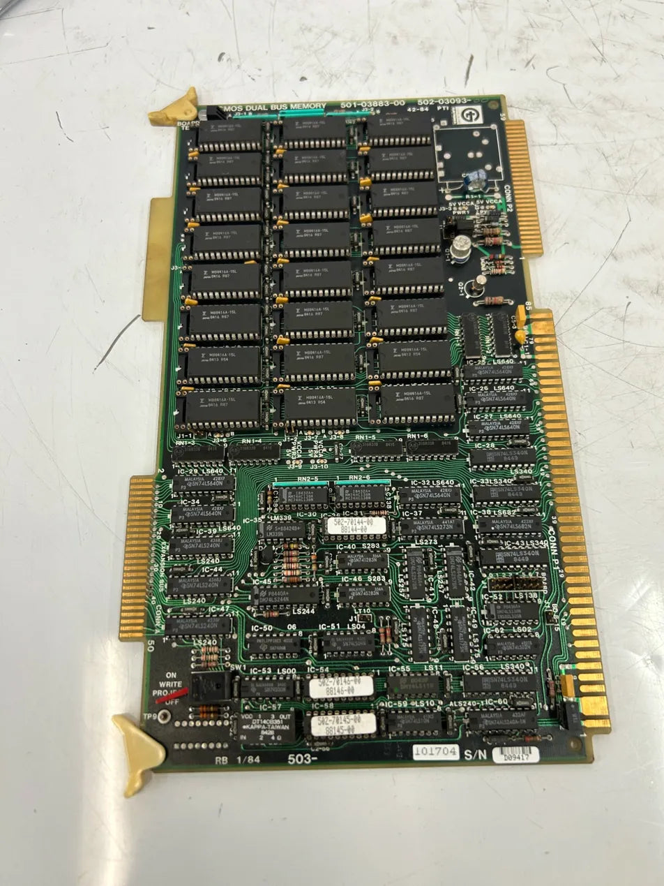 PTI CMOS Dual Bus Memory Board 501-03883-00