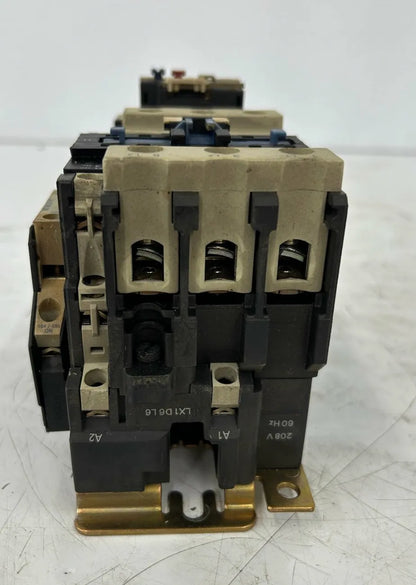 Telemecanique (Schneider Electric) Motor Starter Contactor Assembly LC1D80 / LX1D6L6 / LA1DN / LR2 D3357