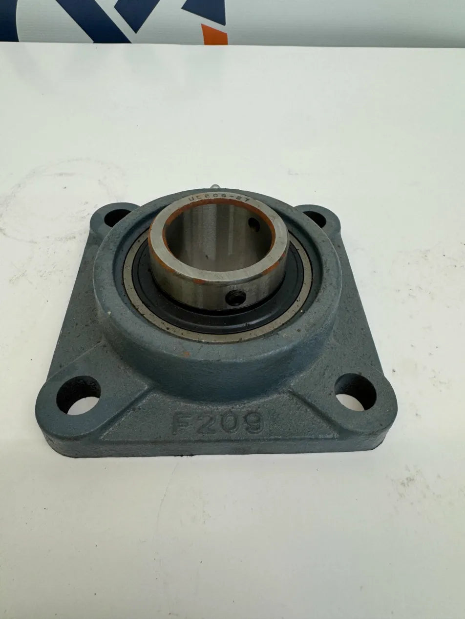 TR 4-Bolt Flange Bearing Unit UCF209-27 1-11/16 in. Bore, UCF209-27, 4-Bolt Square Flange
