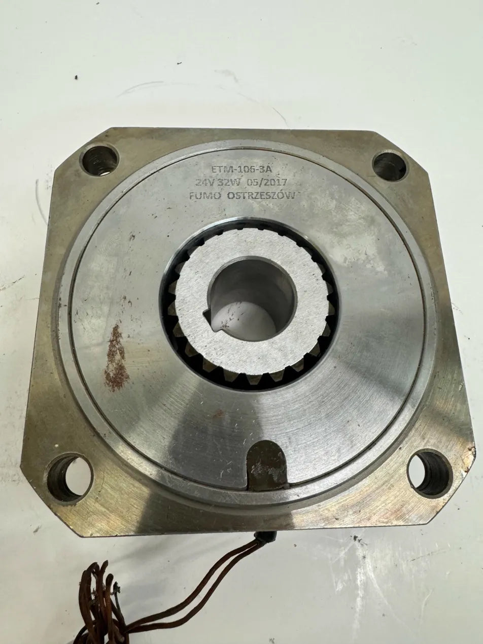 FUMO Ostrzeszow Electromagnetic Multi-Disc Brake ETM-106-3A 24V DC, 32W
