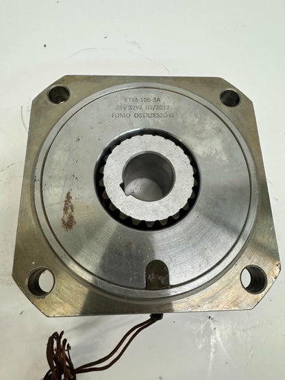 FUMO Ostrzeszow Electromagnetic Multi-Disc Brake ETM-106-3A 24V DC, 32W