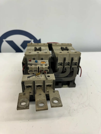 Fuji Electric Reversing Magnetic Contactor Starter Assembly SC-E4 SE80AA 100-120V AC coil