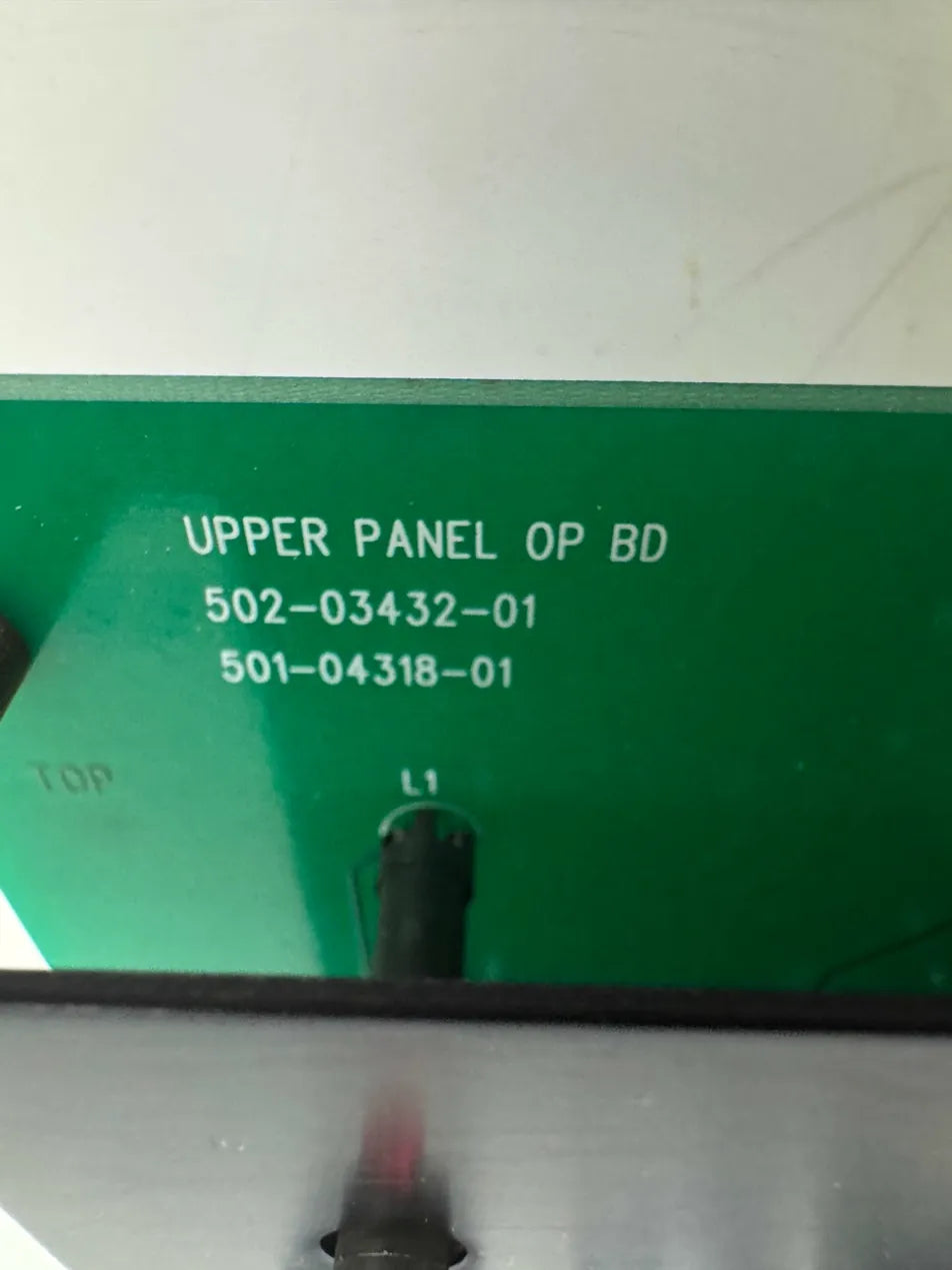 Giddings & Lewis (Fives) Upper Panel Operator Board 502-03432-01 / 501-04318-01