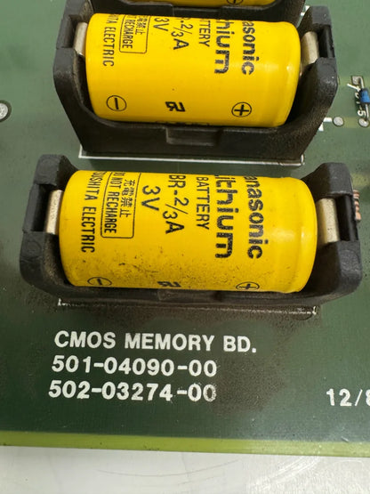 Giddings & Lewis CMOS Memory Board 501-04090-00 / 502-03274-00