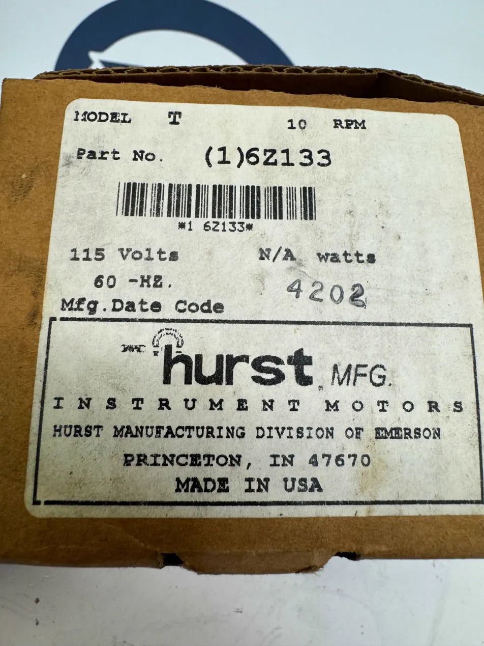 Hurst Synchronous AC Gearmotor 2602-006 - Variable 10 RPM m00731