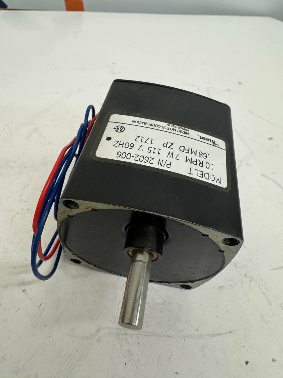 Hurst Synchronous AC Gearmotor 2602-006 - Variable 10 RPM m00733