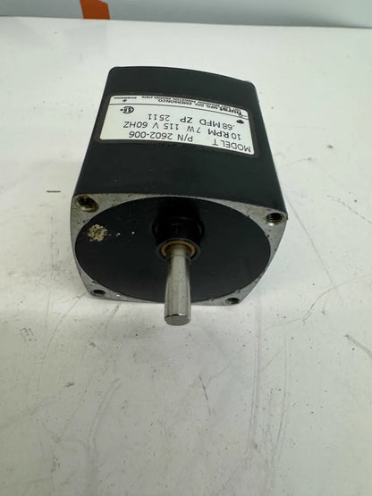 Hurst Synchronous AC Gearmotor 2602-006 - Variable 10 RPM m00734