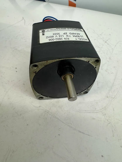 Hurst Synchronous AC Gearmotor 2602-006 - Variable 10 RPM m00741