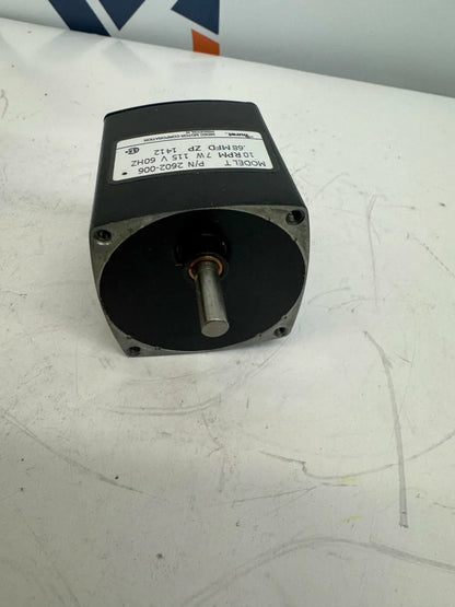 Hurst Synchronous AC Gearmotor 2602-006 - Variable 10 RPM m00742