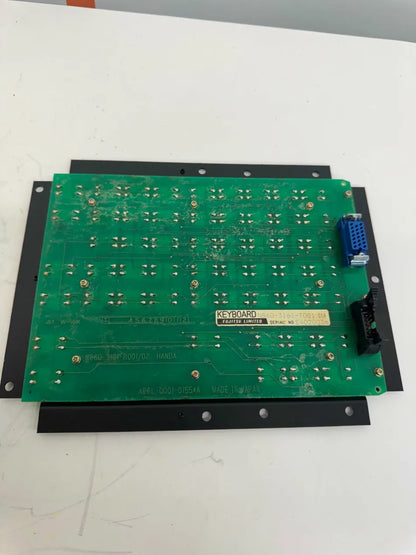 Fujitsu Limited (manufactured for Fanuc; cross-reference Fanuc A86L-0001-0155#A) CNC MDI Keyboard N860-3161-T001 / A86L-0001-0155#A