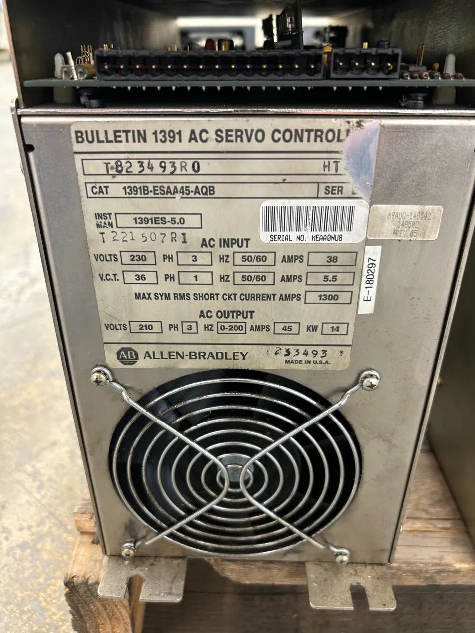 Allen-Bradley AC Servo Controller 1391B-ESAA45-AQB