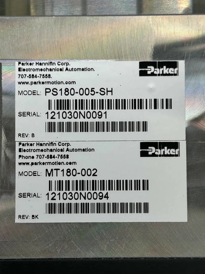 Parker Hannifin Planetary Gearhead PS180-005-SH with MT180-002 motor adapter - Variable 0 RPM