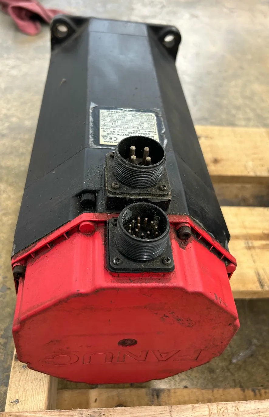 Fanuc (GE Fanuc) AC Servo Motor A06B-0151-B075#7008 - 3 kW 1200 RPM
